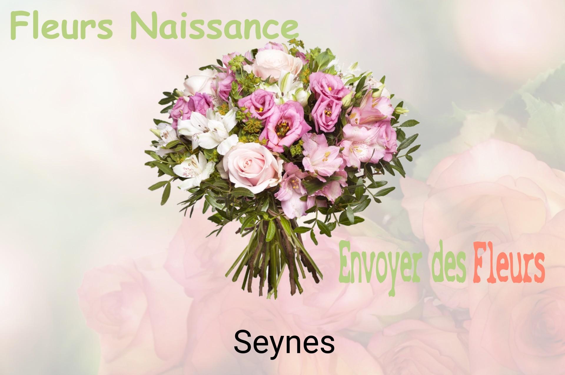 Bouquet de fleurs de naissance livré à Seynes